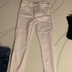Sam Edelman high rise white jeans